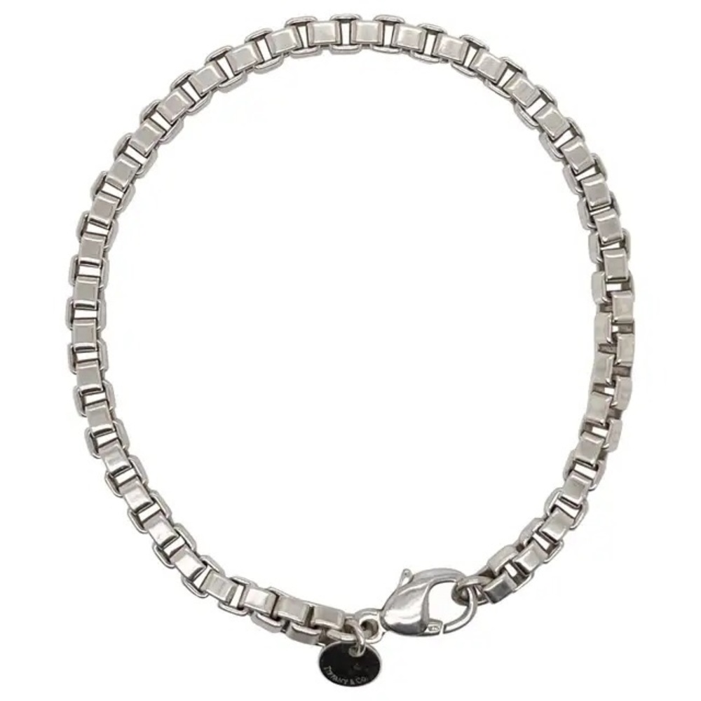 Vintage Tiffany Sterling Silver Venetian Link Bracelet